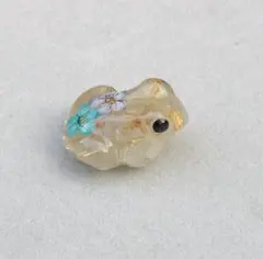 オルゴナイト白蛇の抜け殻入りカエルちゃんNo.39