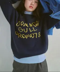 common gull products ネイビー 針と糸スウェット - メルカリ