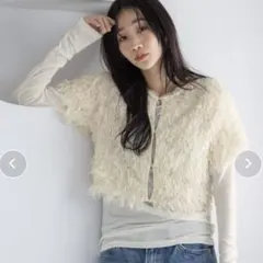 LOWRYS FARM 2way フリンジフェザー