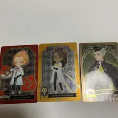 ツイステ メタルカード セベク、レオナ、ケイト(バラ売り可)