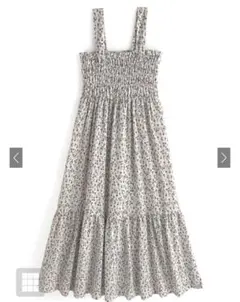 花柄キャミソールロングワンピース