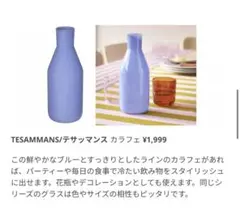 【IKEA】TESAMMANS/テサッマンス カラフェ&グラスのサムネイル