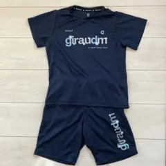 GIRAUDM キッズ ジャージ 上下セット ネイビー