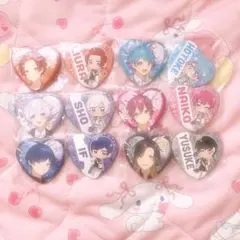 いれいす ハート缶バッジ まとめ売り りうら いむ 初兎 ないこ いふ 悠佑