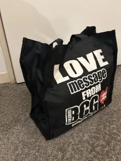 BLUE CROSS トートバッグ ブラック　ナイロン