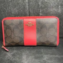 COACH 長財布 レッド - メルカリ