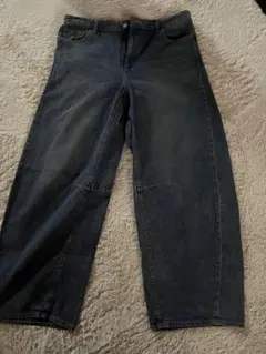 GUバレルレッグジーンズ3XL