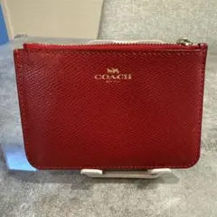 COACH コインケース レッド