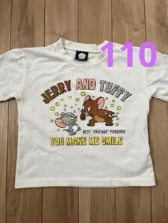 トムとジェリー　ジェリー　タフィ　半袖Tシャツ　110のサムネイル
