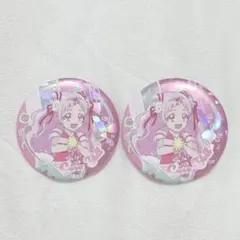 名探偵プリキュアドリームステージ キュアアンサー 缶バッジ 2個セット