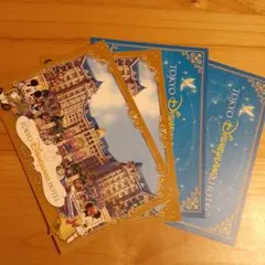 Disney 東京ディズニーランドホテル ポストカード4枚セット