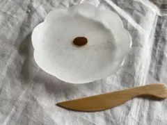 未使用品TOUMEI アクリル樹脂製箔小皿花型1枚