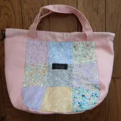 ハンドメイド パッチワーク ハンドバッグ