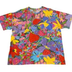 Ken Done ART AND 総柄Tシャツ S USA製 トロピカル 80s - メルカリ