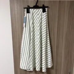 ナノユニバース スイライプエスカルゴ フレアスカート サイズ1