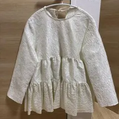 OHGA ジャガードブラウス ❤️OHGA ジャガードブラウス長袖未使用タグ付き❤️ - メルカリ