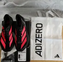 アディゼロ アバンチ AMG 限定コラボ スパイクシューズ 黒/赤