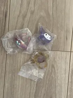 サンリオ　ガチャガチャ　サンリオリング　マイメロ　クロミ　ポムポムプリン