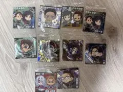 鬼滅の刃 ウエハースシールまとめ売り 10枚セット　猗窩座　胡蝶しのぶ　極レアのサムネイル