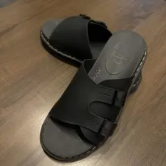 ま*ー様 ドクターマーチン サンダル 黒 レザー UK10（約29cm）美品