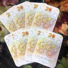 ダッフィー&フレンズ　20周年　ステッカー