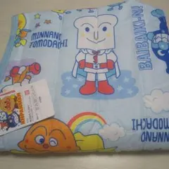 アンパンマン キャラクター お昼寝敷きパッド ブルー 敷きパッド