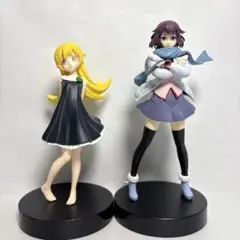 物語シリーズSQフィギュア　貴重品　戦場ヶ原ひたぎ 忍野しのぶ