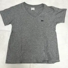 Lee グレー Vネック Tシャツ S