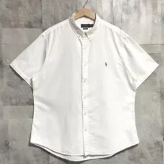 POLO RALPH LAUREN ラルフローレン 半袖シャツ 白 BDシャツのサムネイル