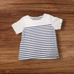 earth music＆ecology半袖ストライプTシャツ P70