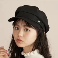 メゾピアノジュニア　後ろリボンキャスケット　帽子のサムネイル