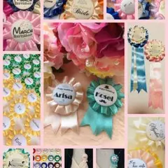 うーたん様専用 席札 ロゼット