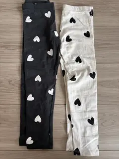 H&M キッズ ハート柄スパッツ 98cm