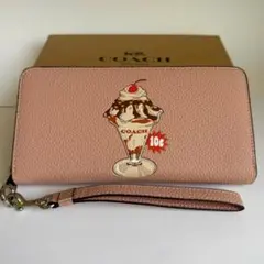 コーチ COACH CU380 長財布 新品未使用 アイスクリーム デザイン 