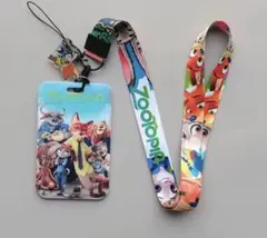 ズートピア IDカードホルダーとストラップセット