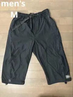 メンズ　パンツ　ハーフパンツ　黒　M スポーツ　ヨガのサムネイル
