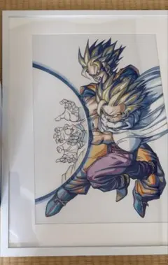 ドラゴンボール　悟空　かめはめ波　イラスト　30cm×30cm　 額付き ドラゴンボール 悟空 かめはめ波 イラスト 30cm×30cm 額付き - メルカリ