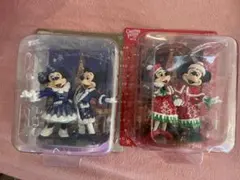 ミッキー・ミニー クリスマスフィギュア 2体セット