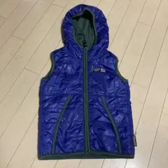 Patagonia キッズ ダウンベスト ブルー 2T
