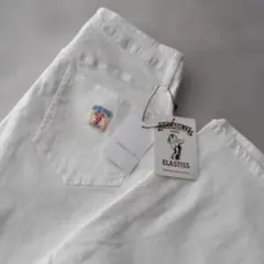 〈美品〉【OPAQUE.CLIP】ホワイト ストレッチパンツ サイズ38のサムネイル