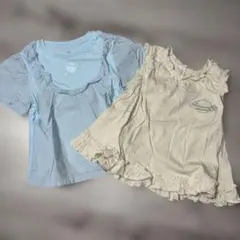 H&M スペース　宇宙柄　半袖トップス　2枚セットのサムネイル