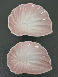 LE CREUSET Small Shell Dish 2枚セット　ピンク①のサムネイル