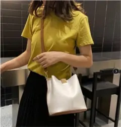 clarity blanc バイカラー2wayバッグ