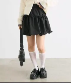 Wcloset バルーンスカート黒のサムネイル