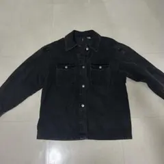 ブラックデニムジャケット
