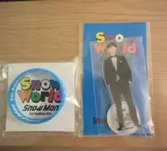 SnowMan スタジアムツアーアクスタ＆ラバーバンド【渡辺翔太】即購入⭕️