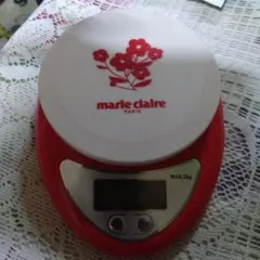 marie claire デジタルクッキングスケール 赤2kgのサムネイル