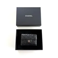 CHANEL マトラッセ コンパクトウォレット 三つ折り財布 ラムスキンのサムネイル