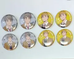 ハイキュー×シーパラダイス　缶バッチ　宮治4個セット&宮侑4個セット