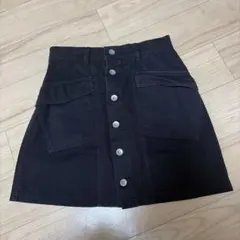 NICE CLAUP フロントボタンミニスカート